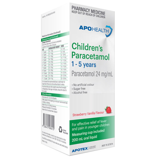 APH Paracetamol Chld 1 5 200ml