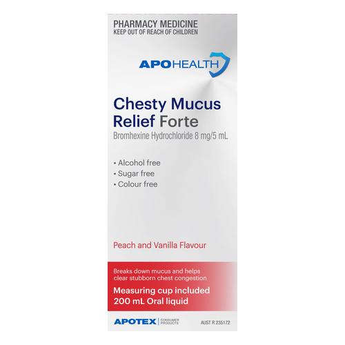 APOHEALTH Chesty Mucus Relief Forte 200ml