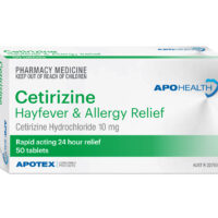20894 APH Cetirizine ctn 10mg 50s AU MED