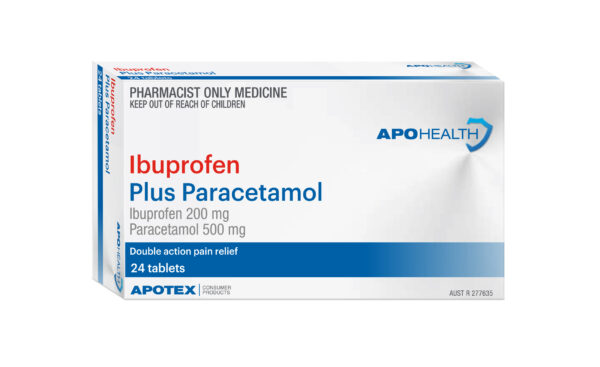 APOHEALTH Ibuprofen Plus Paracetamol Pack 24 1