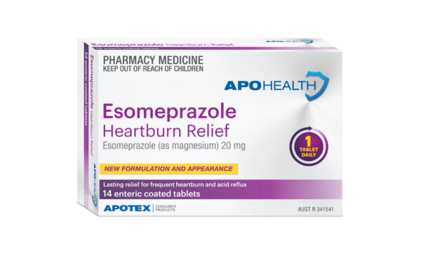 20894 APH Esomeprazole 20 mg 2x7s Tabs Ctn 1