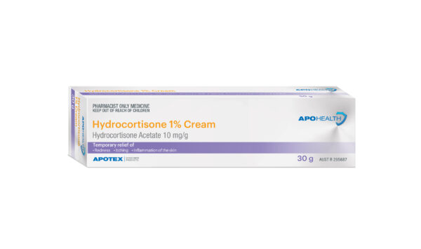 APH Hydrocortisone 1 pc Cream 30g carton 1