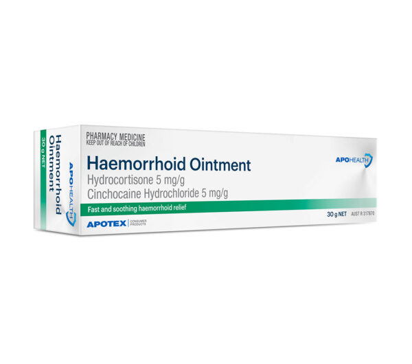 ApoHealth Haemorrhoid Ointment 5mg 30g Tube
