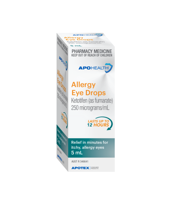 ApoHealth Ketotifen Allergy Eye Drops 5ml