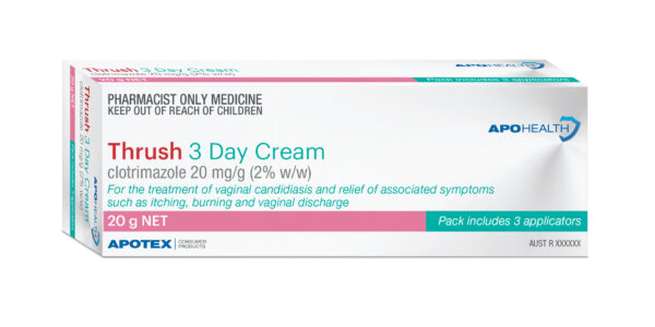 ApoHealth Clotrimazole Cream 3 Day 20mg 2% Tube 20mg