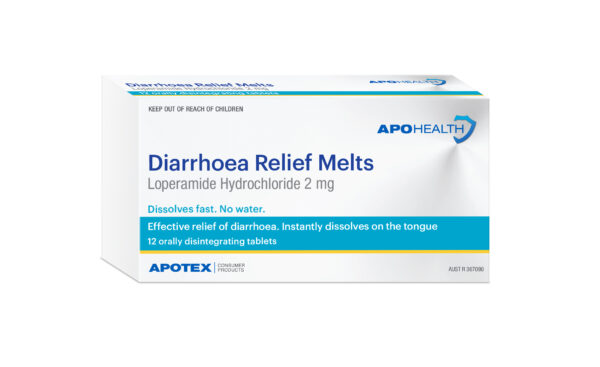 ApoHealth Diarrhoea Relief Melts Pack of 12