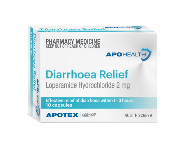 ApoHealth Diarrhoea Relief Capsule Blister Pack 10