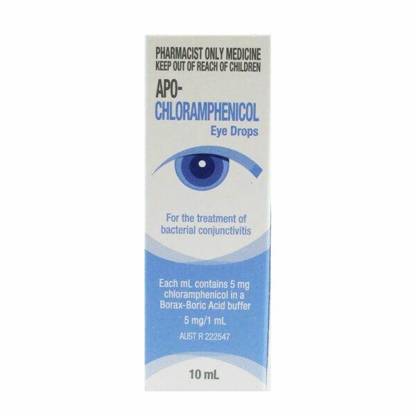 ApoHealth Chloramphenicol Eye Drops 10ml (Chlorsig Generic)