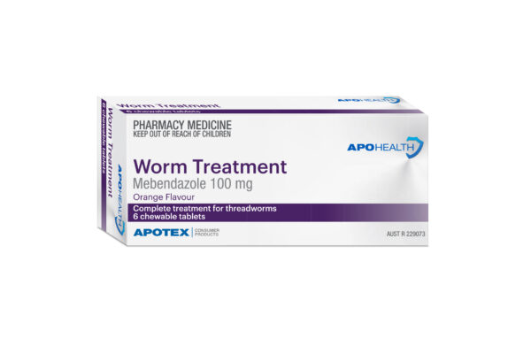 ApoHealth Worm Treatment Chewable Tablet Blister Pack 6