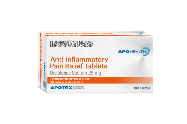 ApoHealth Anti-Inflammatory Pain Relief Tabs Blister Pack 30