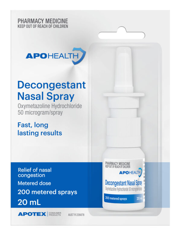 ApoHealth Decongestant Nasal Spray 20ml (S2)
