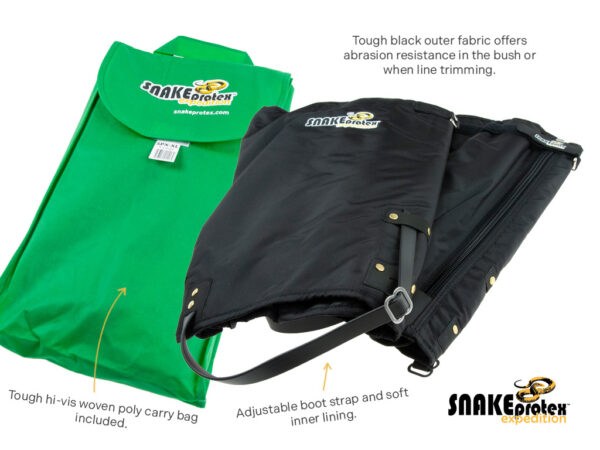 SnakeProtex Expedition Gaiters SPX Details