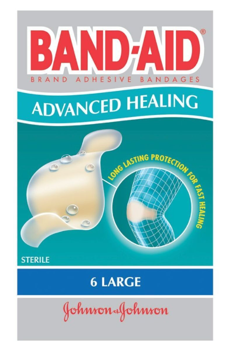 Bandaid Advanced Healing Large Box of 6